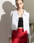 Dani X Collar Blouse