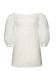 Clementine Dress White Linen