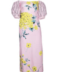 Eliza dress - Bouquets Floral Pink