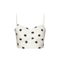 Clémence Top Dots White