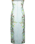 Liza Dress in Blue Limes