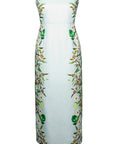 Liza Dress in Blue Limes