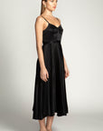 Georgiana Dress Solid Silk