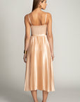 Georgiana Dress Solid Silk