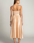 Georgiana Dress Solid Silk