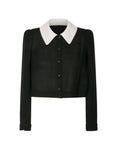 Dani X Collar Blouse Wool