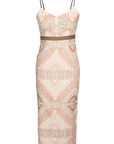 Laura Dress Kilim Linen Natural