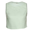 Nicolas Top in Mint Linen