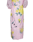 Eliza dress - Bouquets Floral Pink