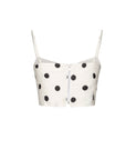 Clémence Top Dots White