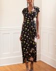 Charlotte Dress - Marker Floral Silk