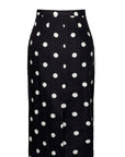 Mila Skirt Dots Black