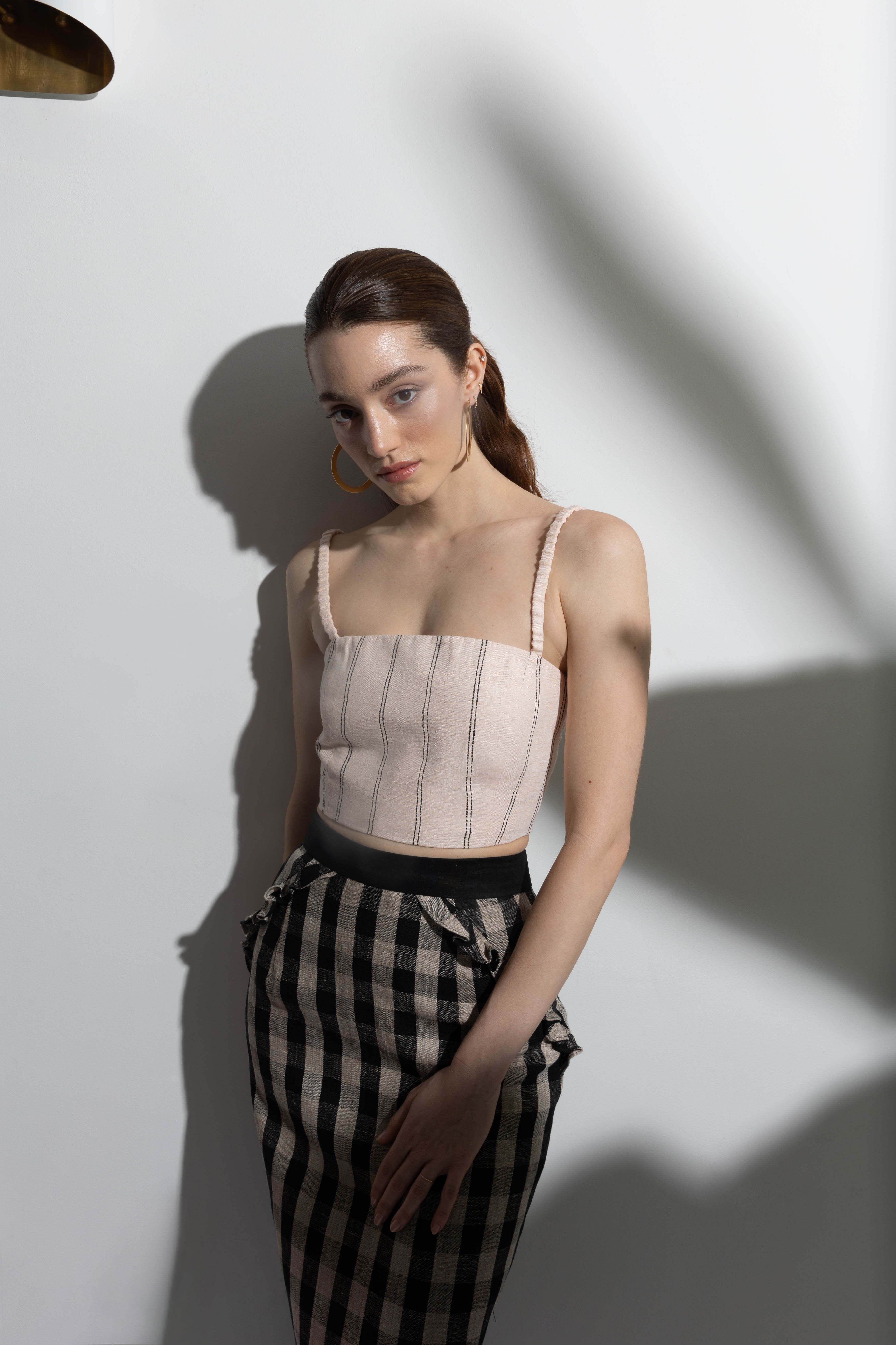 Dani x Bandeau Top Linen