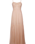 The Céline Dress Light Peach Chiffon