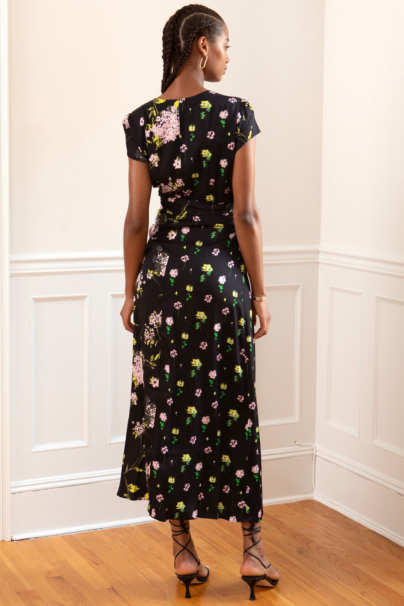 Charlotte Dress - Marker Floral Silk