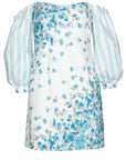 Clementine Dress - Watercolor Floral Blue