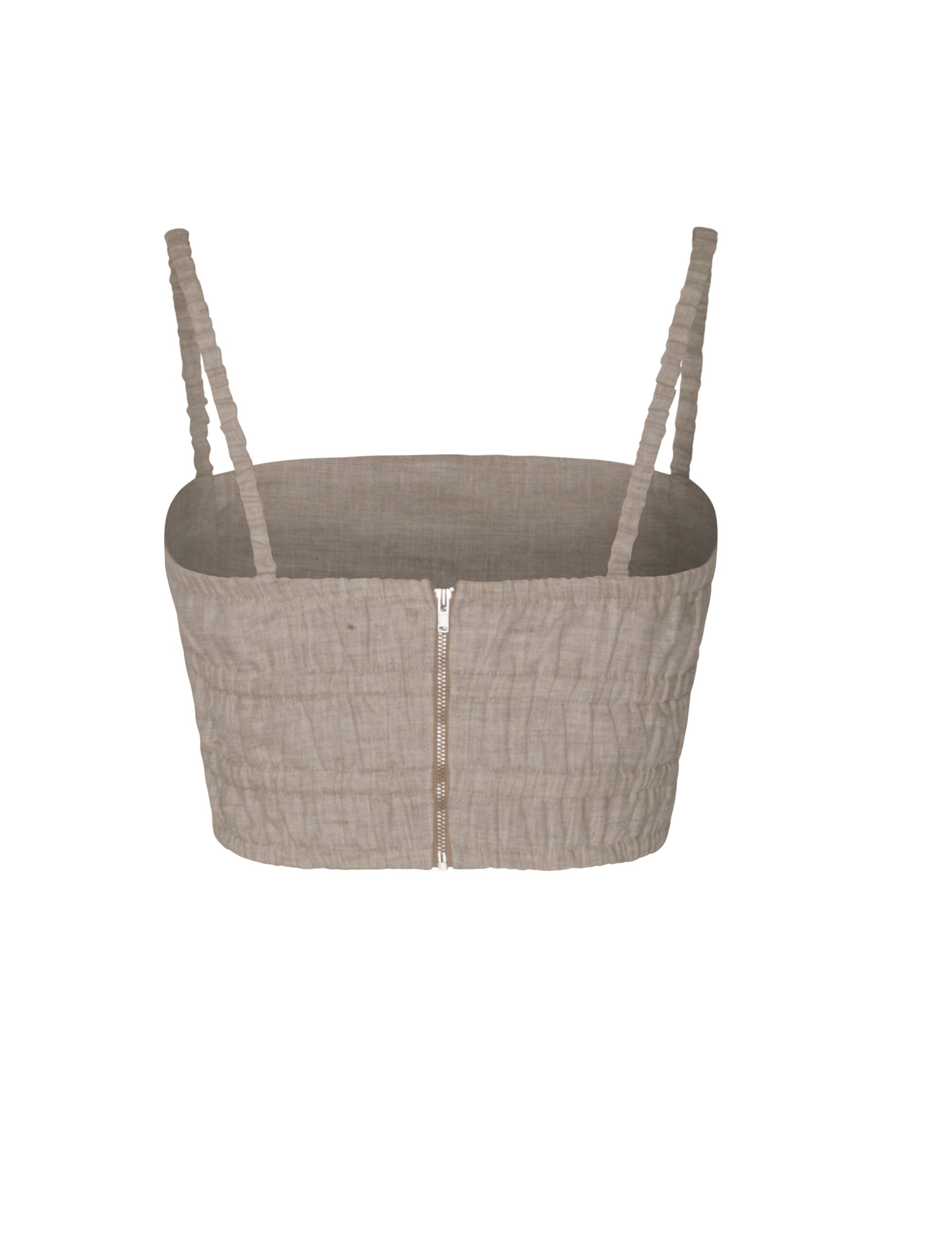 Dani x Bandeau Top Linen