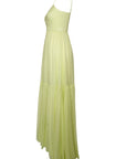 The Céline Dress in Citron Silk Chiffon