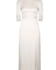 Camille Dress in White Silk