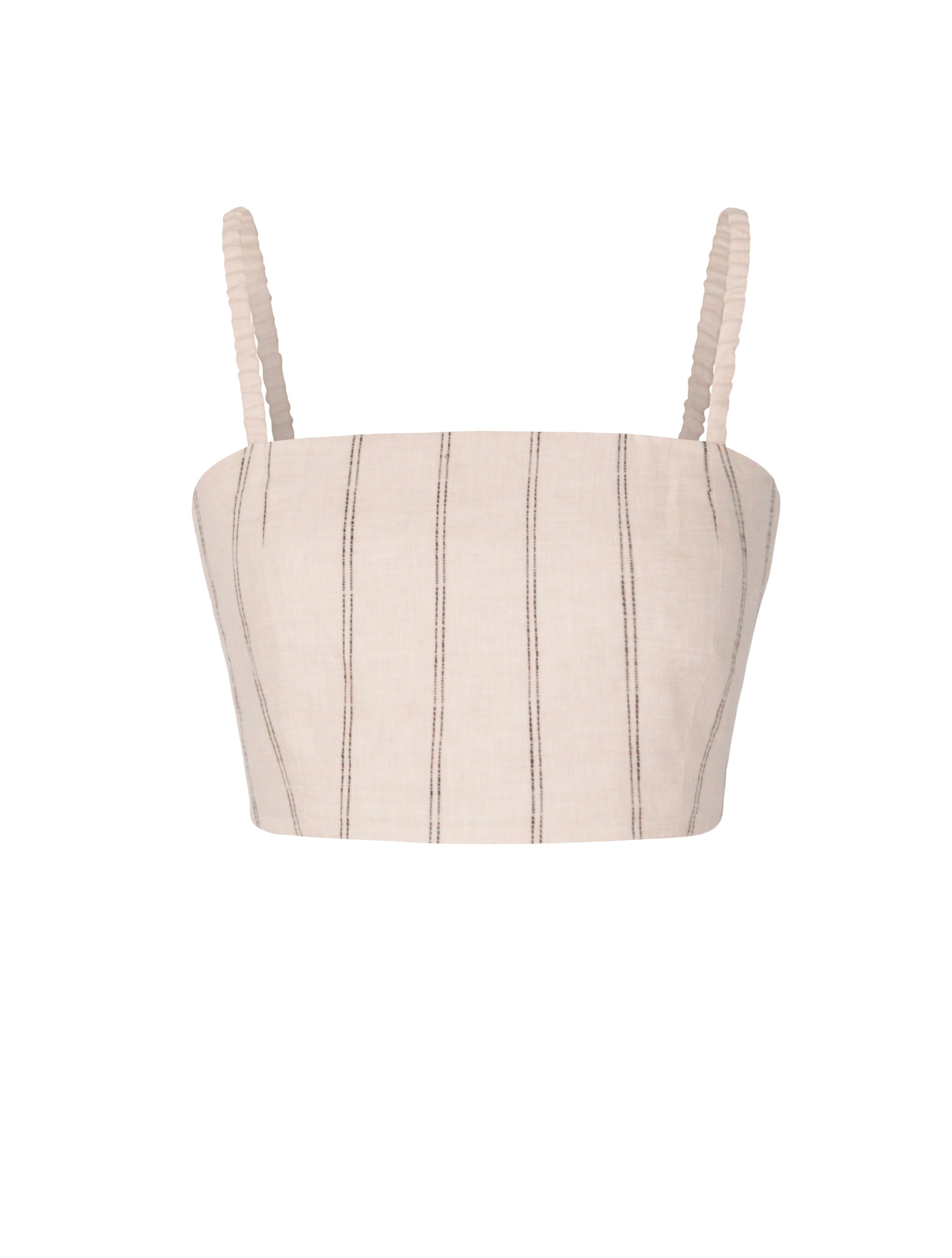 Dani x Bandeau Top Linen