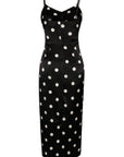 Laura Slip Dress Black Polka Dot