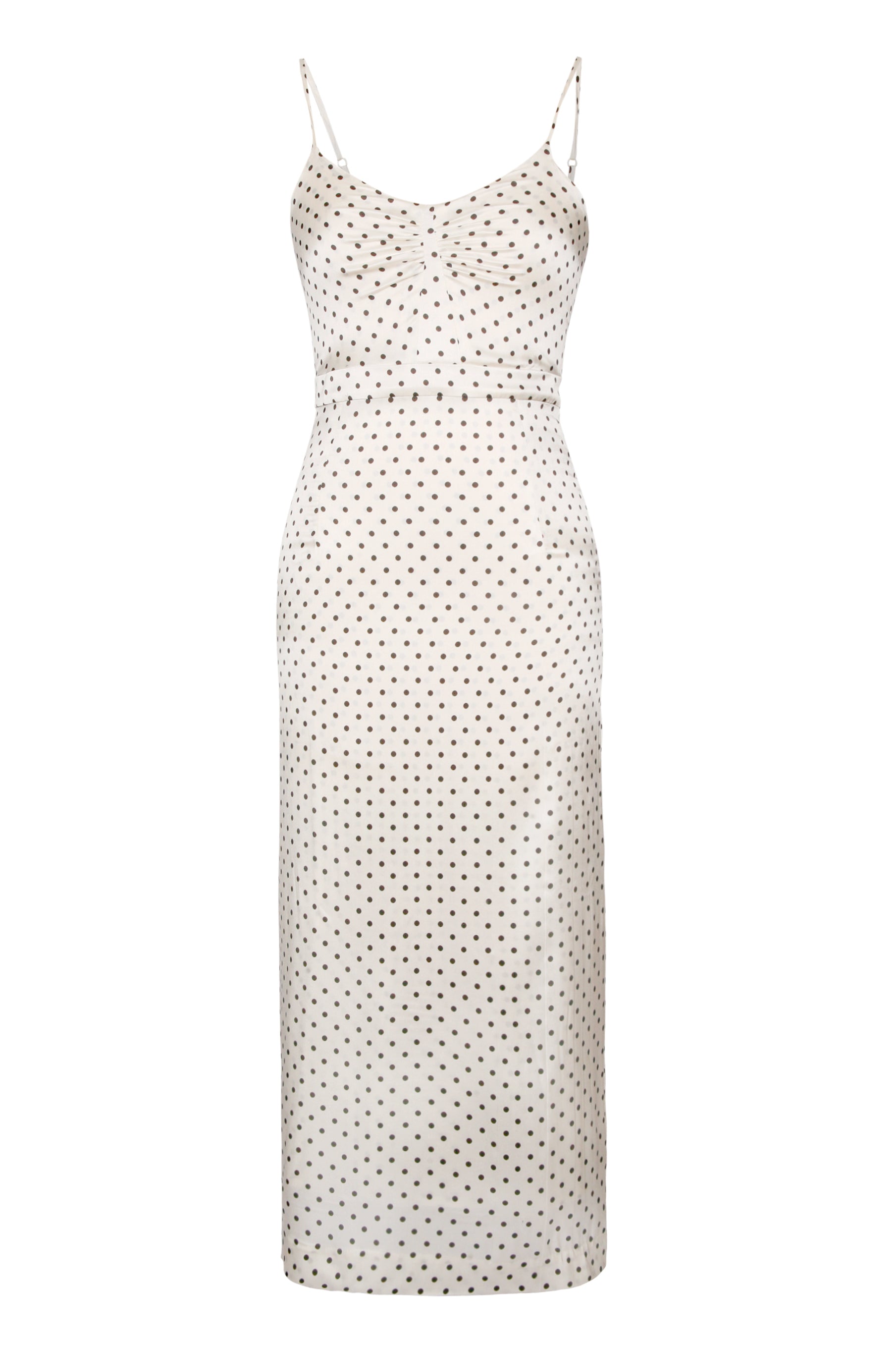 Laura Slip Dress White Polka Dot – LauraGarciaCollection