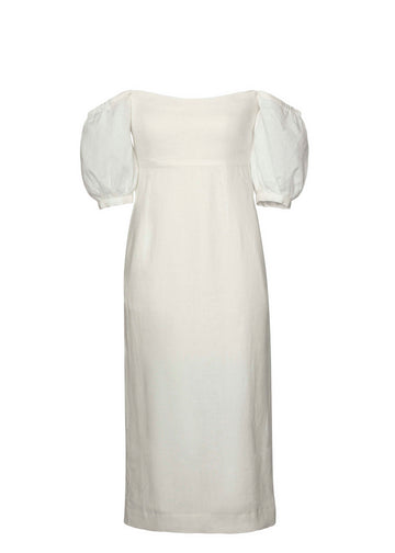 Eliza dress White Linen