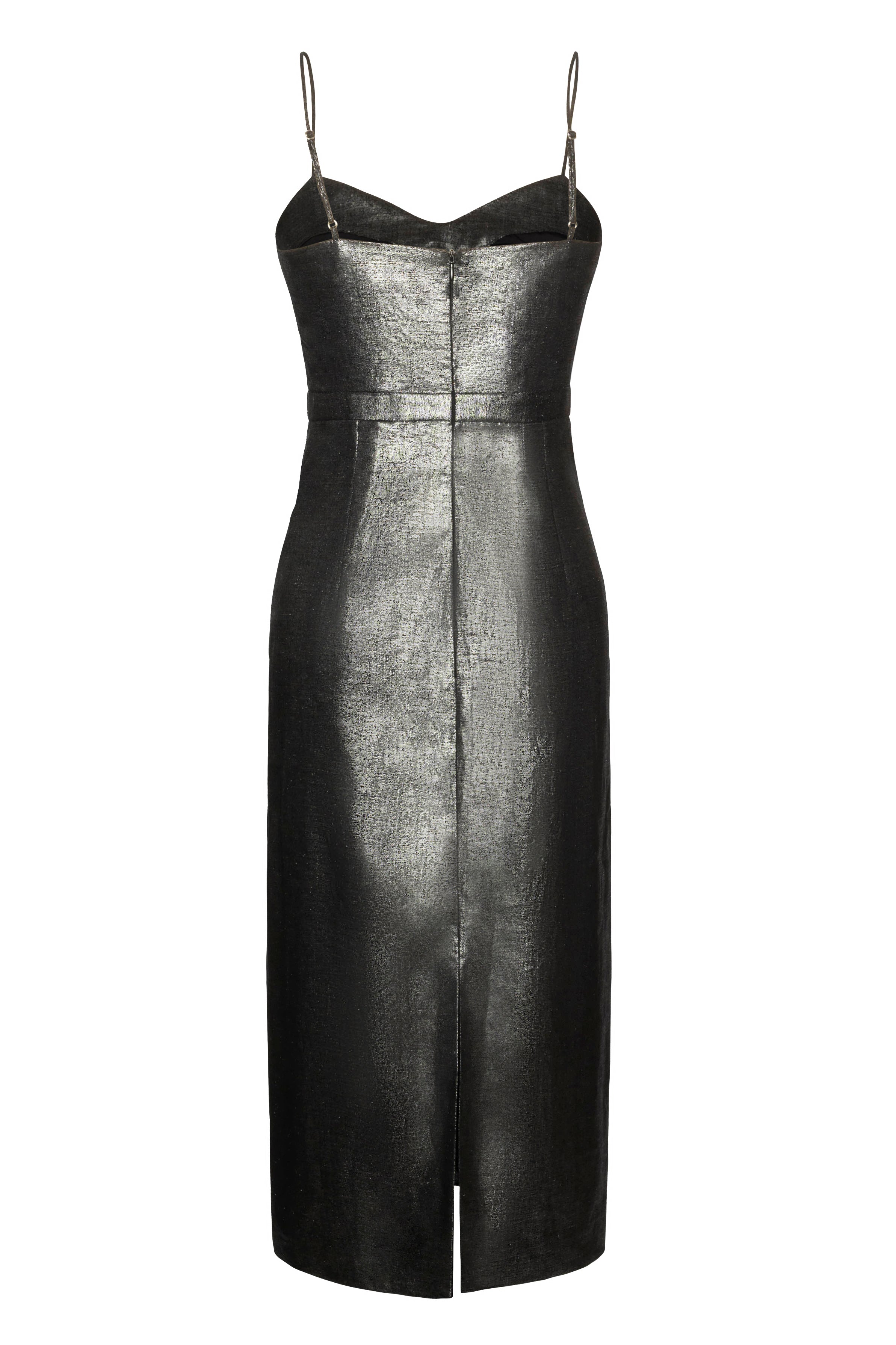 Laura Dress Lurex Linen Black