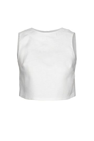 Nicolas Top in White Linen