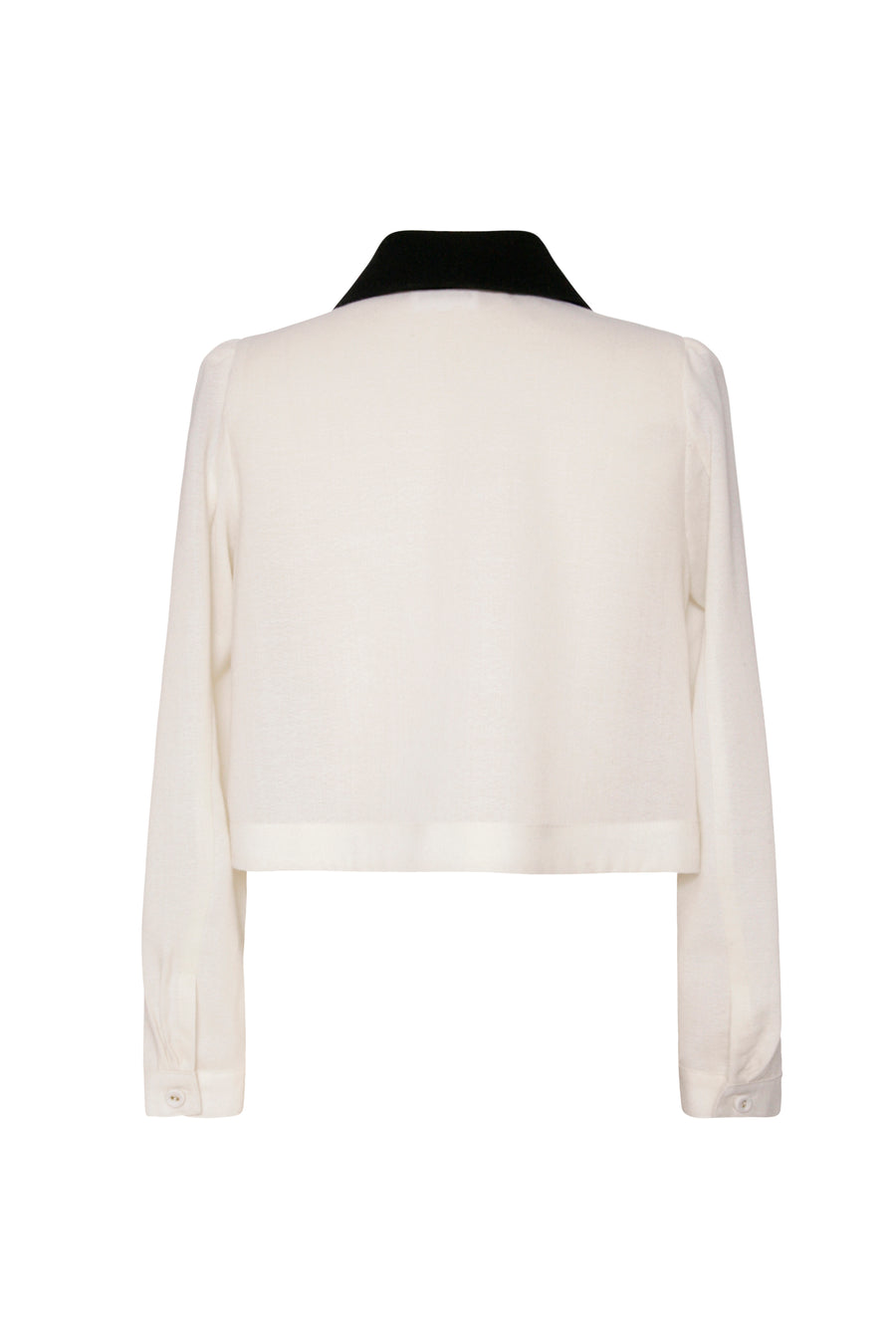 Dani X Collar Blouse Wool