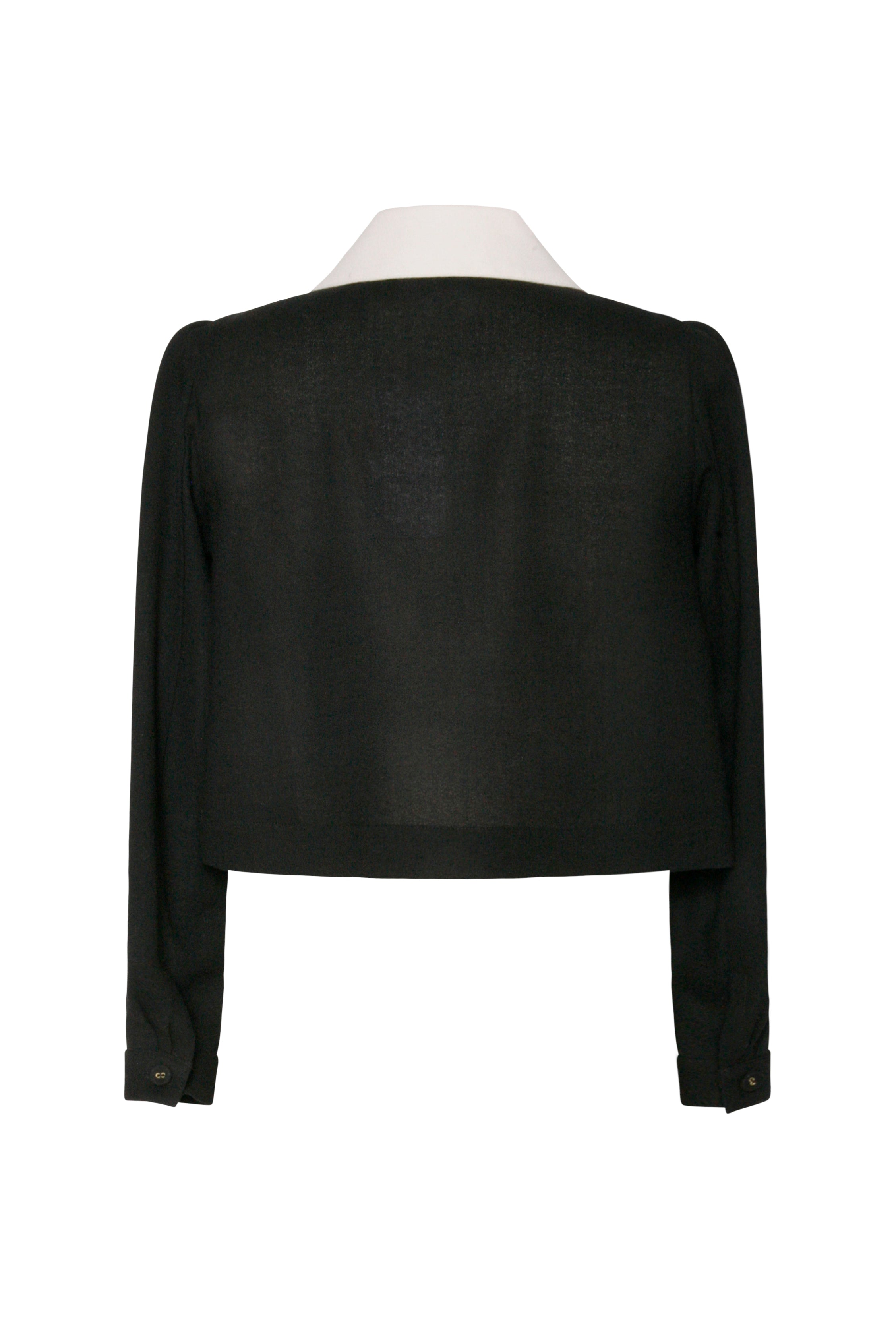 Dani X Collar Blouse Wool