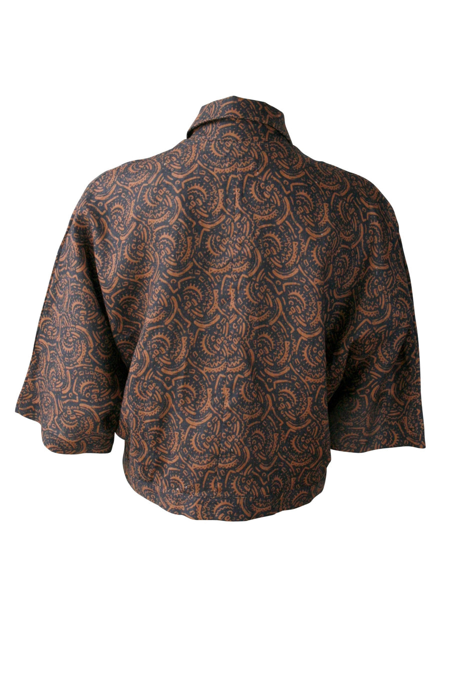 Kimono Sleeve Shirt - Tribal Tan Black