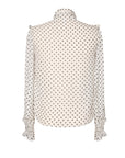 Cosette Blouse White Polka Dot