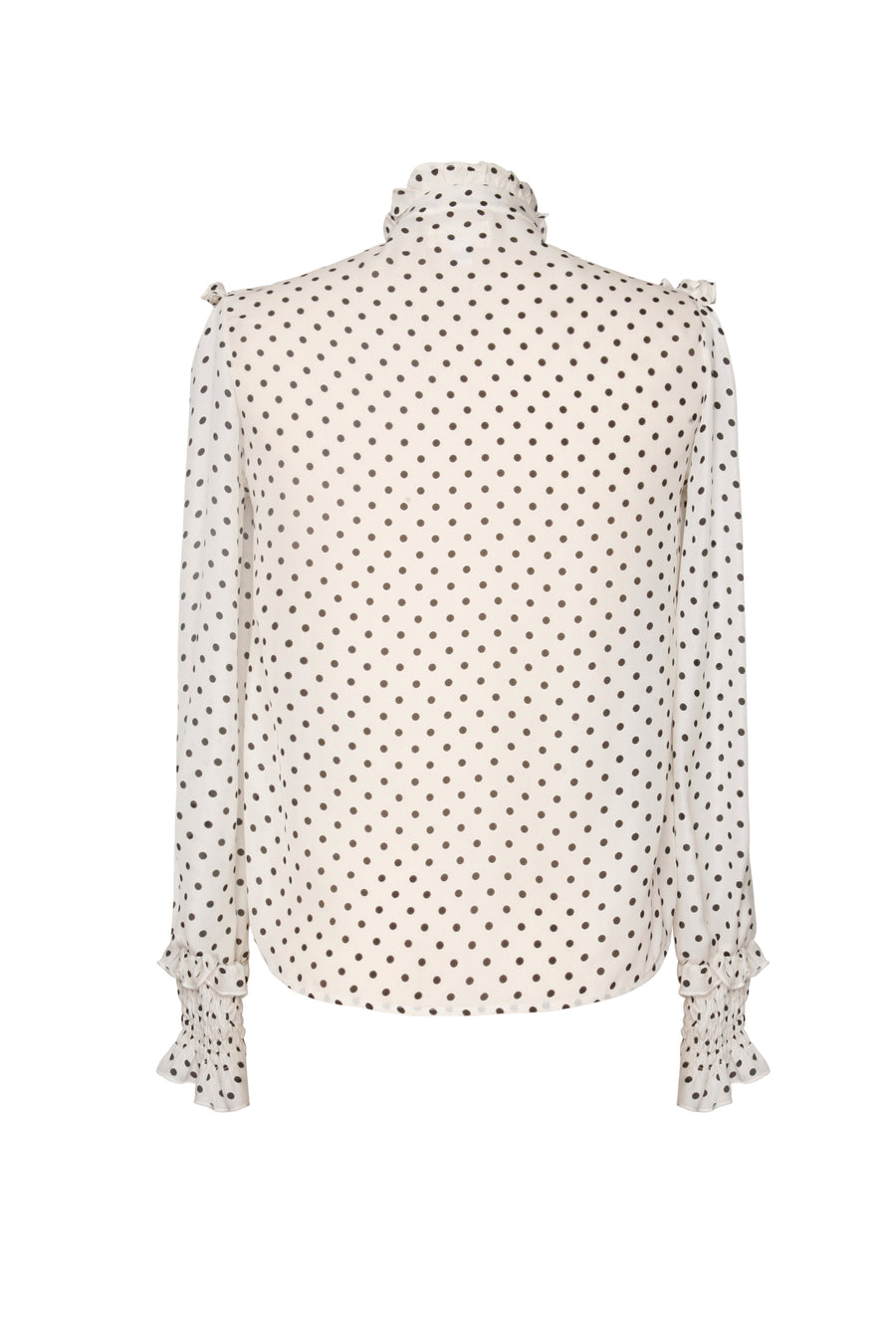 Cosette Blouse White Polka Dot