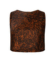 Nicolas Top Abstract Animal  Linen