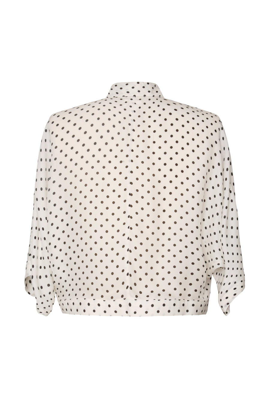 Kimono Blouse White Dot