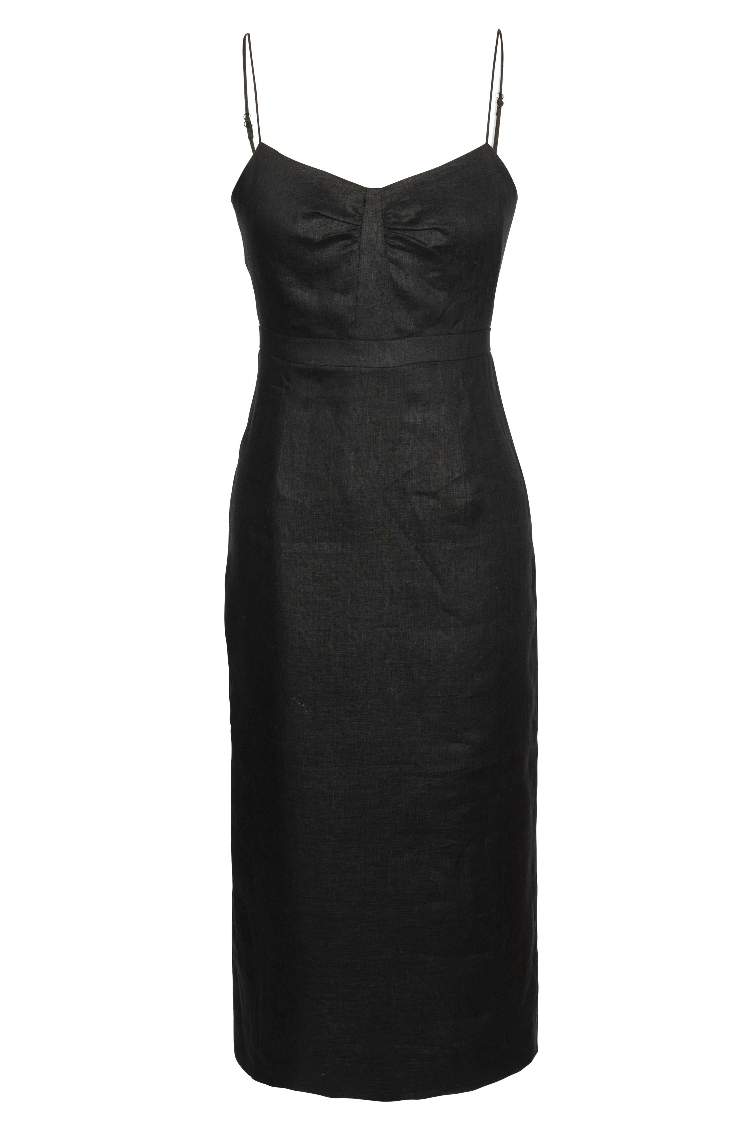 Laura Dress Solid Linen