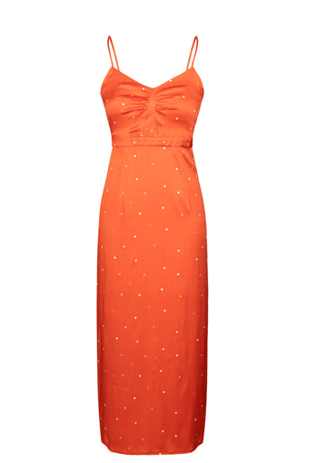 Laura Slip Dress Red Dot