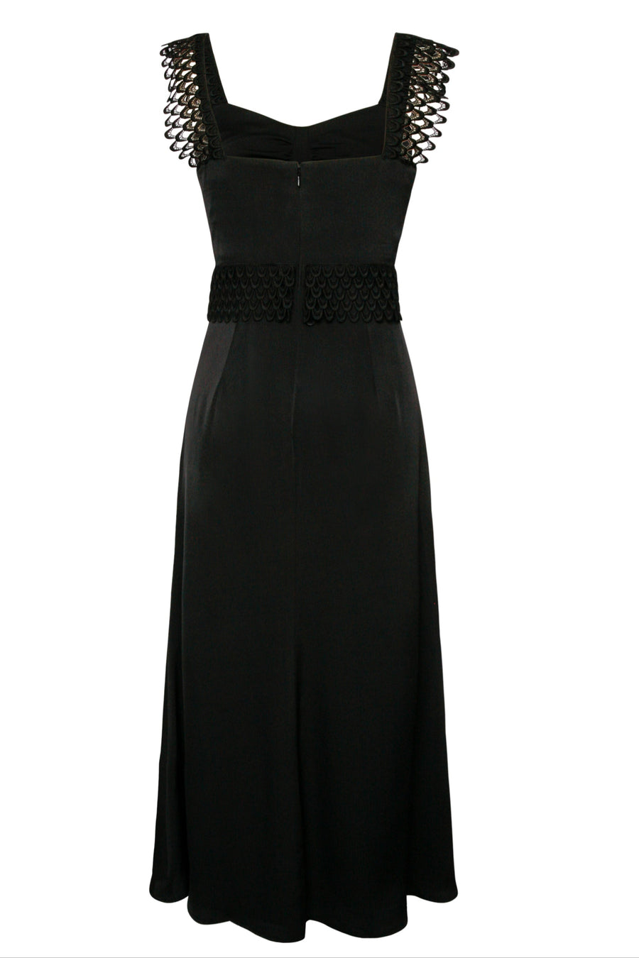 Sophie Dress in Black Silk