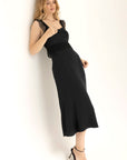 Sophie Dress in Black Silk