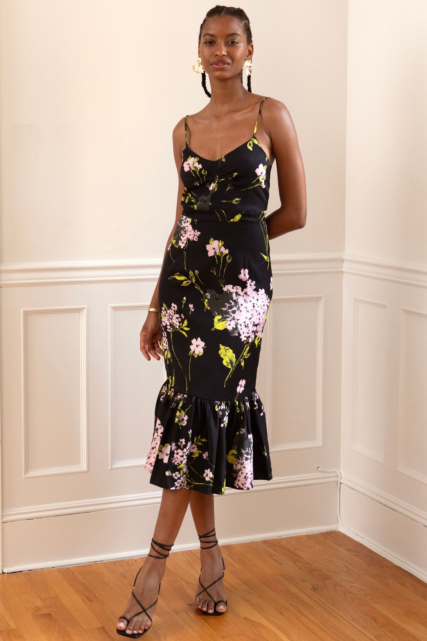 Laura Dress Black Floral